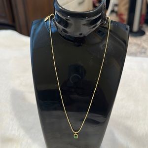 18k gold plated stainless steel necklace,intensity